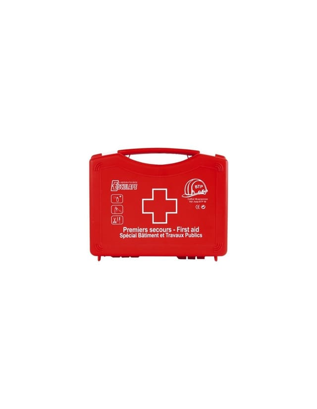 Erste-Hilfe-Set Voll Polypro Asep Btp 10 Rot
