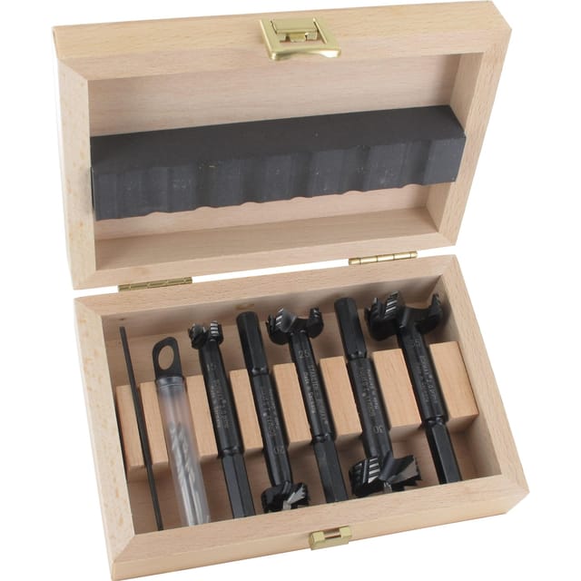 FP - Famag Bormax 2.0 Forstnerbohrer Set mit Zentrierspitze, 5-teilig, 15-35 mm