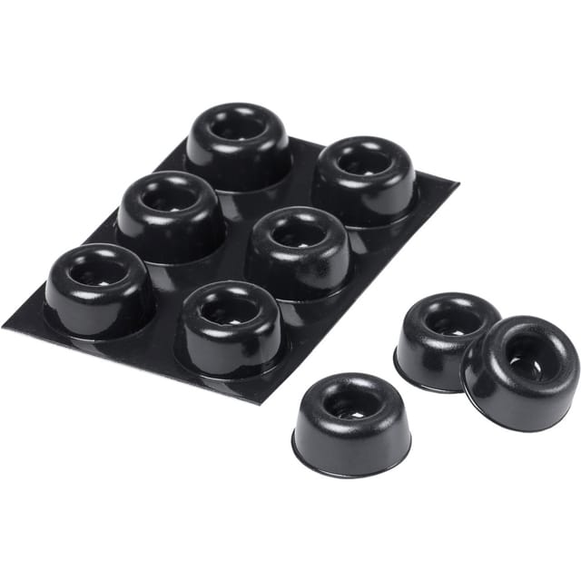 3M - sj 5009 mpbb Gerätefuß selbstklebend, rund Schwarz (ø x h) 22.3 mm x 10.1 mm 6 St.