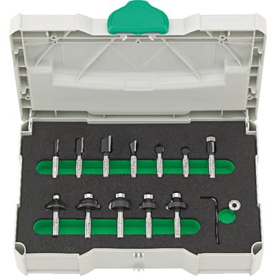 FP - Fortis hw Profi-Schaftfräsersatz 12-tlg. im Systainer