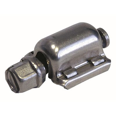 FP - Gehäuse für Schnecken- schraubband, V2A, 14 mm, Pack a 50 Stück Bandimex
