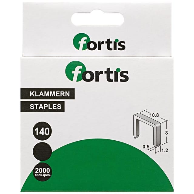 Fortis Heftklammer Typ 140, 10 mm a 2000 Stk.