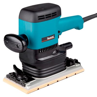 Makita - Schwingschleifer 600 w, 115x280 mm, incl. Zubehör, makpac Gr. 2