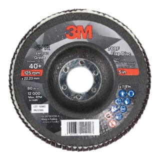 FP - 3M Fächerschleifscheibe 769F, Glasgewebeteller schräg,⌀ 125 mm, Körnung: 120