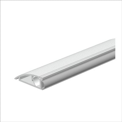 FP - Ellen Türanschlagschiene akw z. schrauben Alu silber, Br 63 x h 20 x l 1800mm