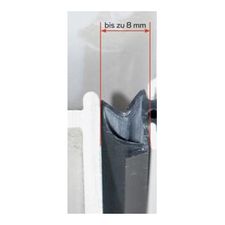 FP - Ellen Renovierungsdichtung 4384 f. KF-Fenster u. -türen Silikon schwarz, l 25mtr