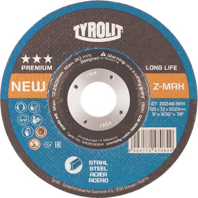 Schruppscheibe z-max 230x4mm ZA24S-BFX Tyrolit