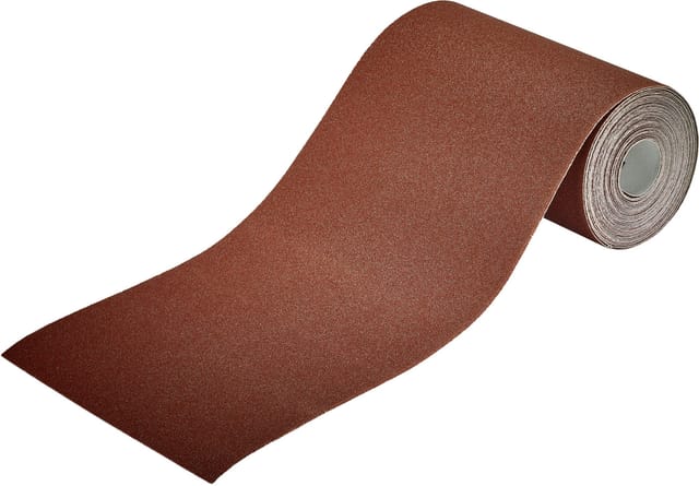Schleifpapierrolle für Holz/Metall K180 5 m x 115 mm - 1775000 - Wolfcraft