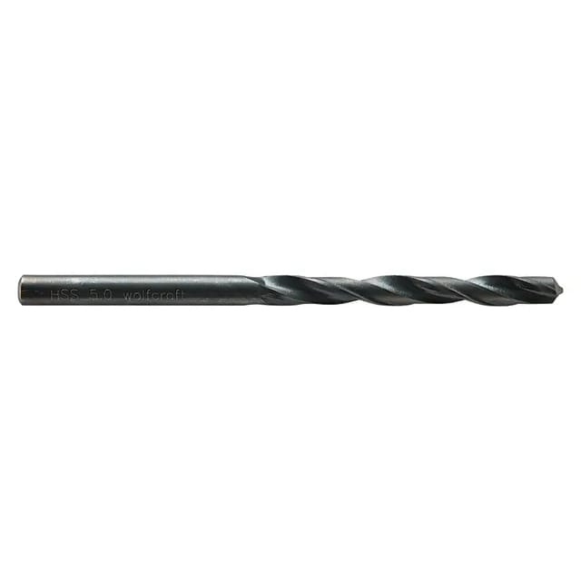 1 Spiralbohrer hss rollgewalzt ø5,0mm - 7504010 - Wolfcraft