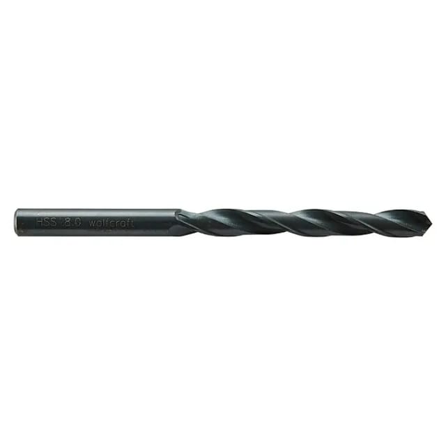 1 Spiralbohrer hss rollgewalzt ø8,0mm - 7510010 - Wolfcraft