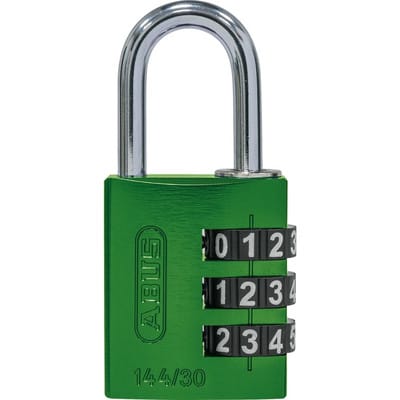 FP - abus Zahlen-Hangschloss 144/30 grün Lock-Tag