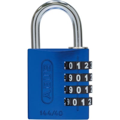 FP - abus Zahlen-Hangschloss 144/40 blau Lock-Tag