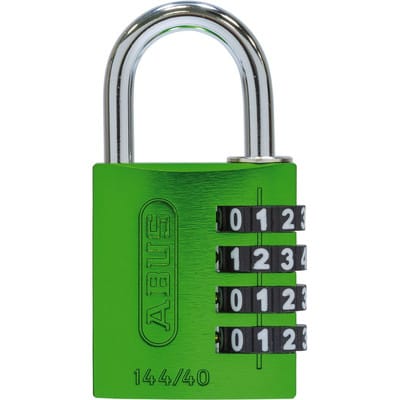 FP - abus Zahlen-Hangschloss 144/40 grün Lock-Tag