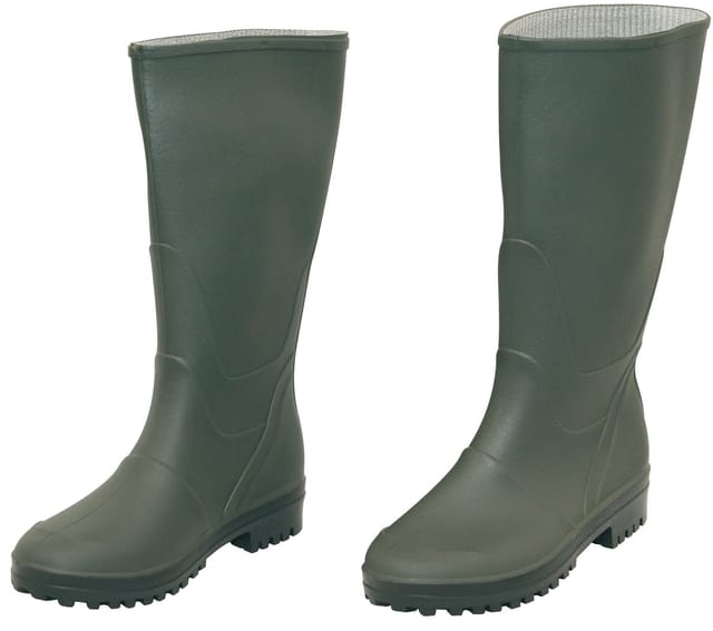 Grüne Pvc-stiefel N 41