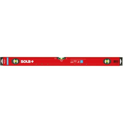 Banyo - sola Magnet-Wasserwaage lm Big redm 3 80cm, pulverbeschichtet