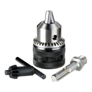 Bohrfutter Zahnkranz 1,5 - 13 mm, 1/2x20UNF, incl. SDS-plus Adapter mit Bitaufnahme - Dewalt