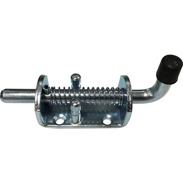 Ibfm - Federbolzen/Federriegel ø 12 mm, Platte 75 x 40 mm, verzinkt