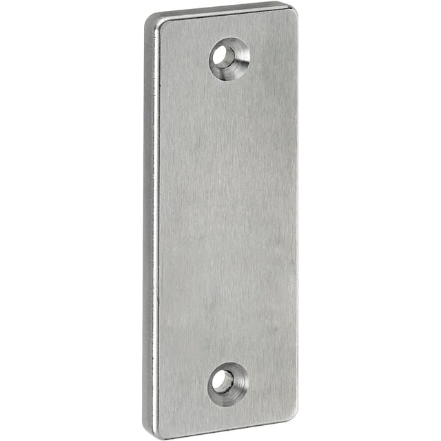 AMF - Blindrosette für alle Schlösser/Schlosskästen 87x32x6mm Edelstahl matt