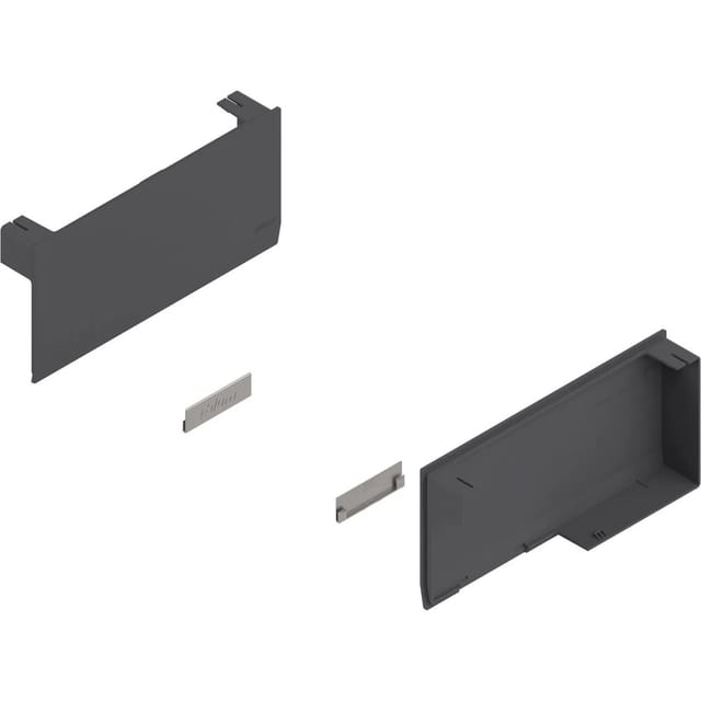 Aventos hk top Abdeckkappen-Set, Kunststoff tiefgrau - Blum