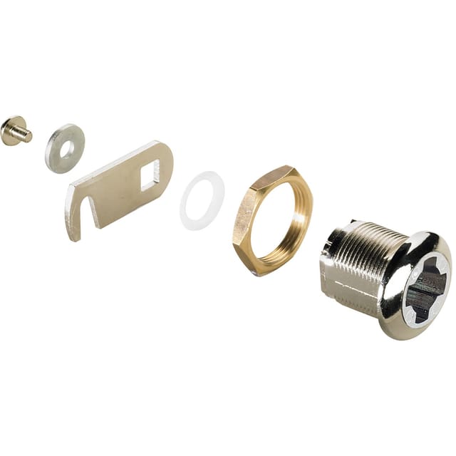 Prestige 2000 Zylinder-Riegelschloss Dornmaß 20 mm, Stahl vernickelt - Hettich
