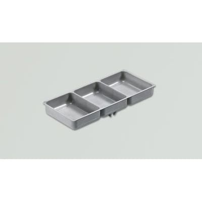 Hettich - Hosenhalter-Ablageschale, Amari 9132925, B243xH37xT107mm, Kunststoff grau