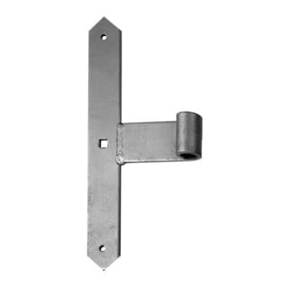 FP - alberts Tor-Mittelband, Abschluss spitz, feuerverzinkt, HxB 300x40 mm,Rolle Ø16 mm