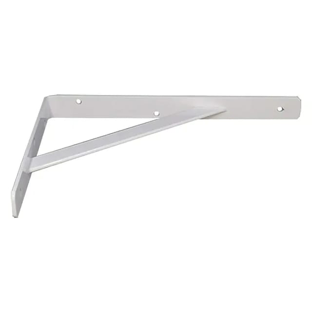 Vormann - Stegkonsole Länge 500 mm Höhe 330 mm Breite 30 mm Stärke 4 mm Stahl pulverbeschichtet weiß Tragfähigkeit 200 kg
