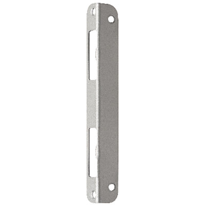 Sachsische Schlossfabrik - Winkelschließblech Stahl silber Winkel B20xL170mm rund Tiefe 8 mm din links / rechts