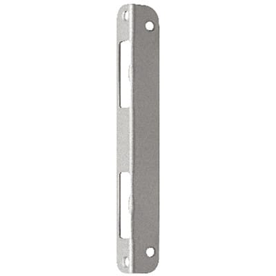 Sachsische Schlossfabrik - Winkelschließblech Stahl silber Winkel B20xL170mm rund Tiefe 8 mm din links / rechts