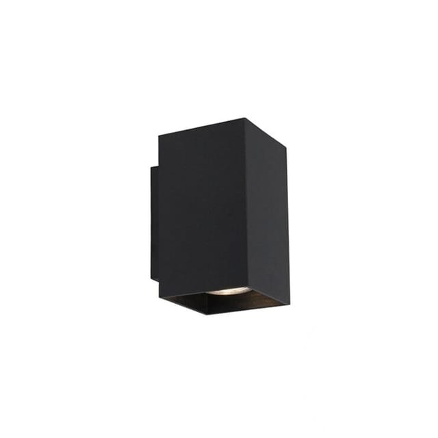 Moderne Smart Wandleuchte schwarz inkl. 2 WiFi GU10 - Sandy