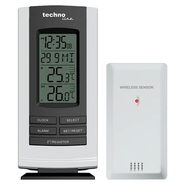 Technoline WS 9180 Silber-Schwarz