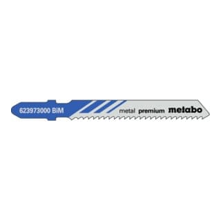 Metabo 5 Stichsägeblätter "metal premium" 51/ 2,0 mm, BiM 5 Stk
