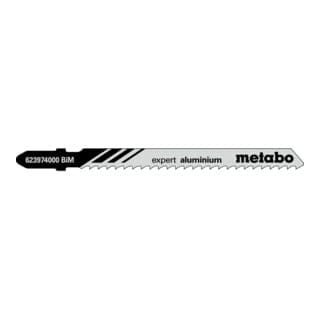 Metabo - 5 Stichsägeblätter 'expert aluminium' 75/ 3,0 mm, BiM 5 Stk