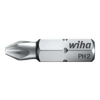 Bit Standard 25 mm Phillips 1/4' C6,3 PH0 (05298) - Wiha