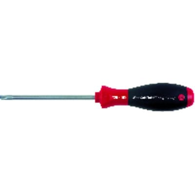 Wiha - Schraubendreher SoftFinish® TORX® MagicSpring® mit Rundklinge T10 x 80 mm (27740)