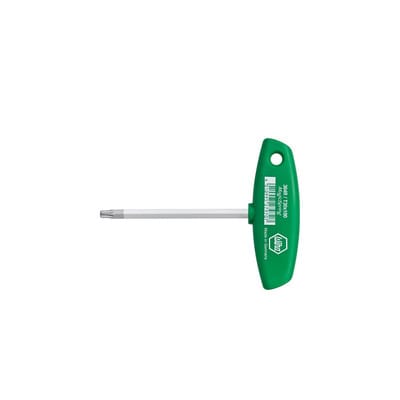 Stiftschlüssel mit Quergriff torx® MagicSpring® mattverchromt T9 (27964) - Wiha