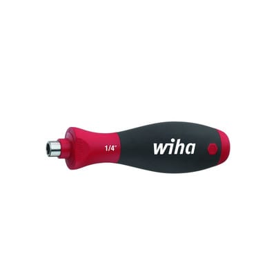Wiha - Schraubendreher mit Bithalter SoftFinish® magnetisch 1/4' 112 mm (32160)
