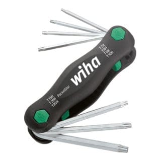 Multitool PocketStar® torx® Tamper Resistant (mit Bohrung) 7-tlg. (25128) - Wiha