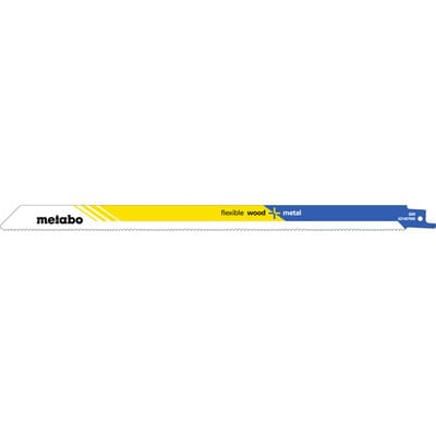 Metabo - 2 Säbelsägeblätter 'flexible wood + metal' 300 x 0,9 mm, BiM, 1,8-2,6 mm/ 10-14