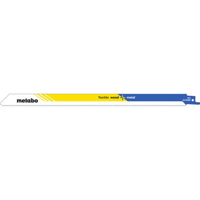 Metabo - 2 Säbelsägeblätter 'flexible wood + metal' 300 x 0,9 mm, hcs, 2,5 mm/ 10 tpi 2 Stk