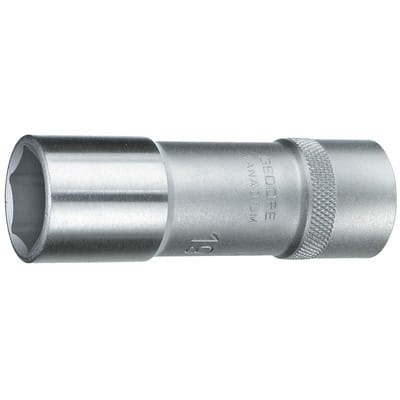 Steckschlüsseleinsatz 19 l 1/2 ″ 6-kant Schlüsselweite 10 mm Länge 77 mm