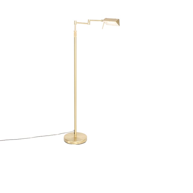 Stehleuchte Messing inkl. led mit Touchdimmer - Notia