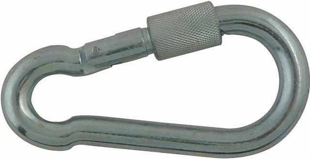 Viso - Alpin-Schraubkarabiner aus verzinktem Stahl Ø10 x L.100 - MSE10E