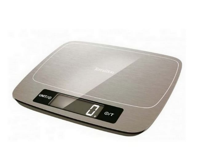 Terraillon MY COOK 15 INOX Küchenwaage aus Edelstahl