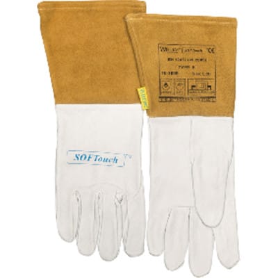 Schweißerhandschuh(Argon) Nr. 10-1009, Gr. l Ziegenleder (1 Paar) Weldas