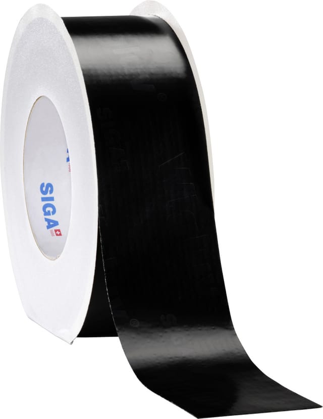 Wigluv ® black 60mm x40m für das Abdichten von sichtbaren Fassadenbahnen im Aussenbereich - Siga
