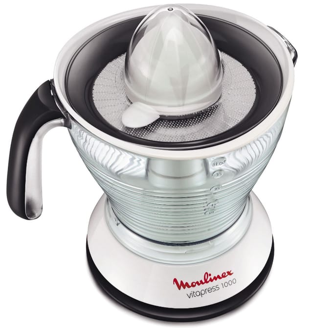 Moulinex - 25 w weißer/grauer elektrischer entsafter pc302b10