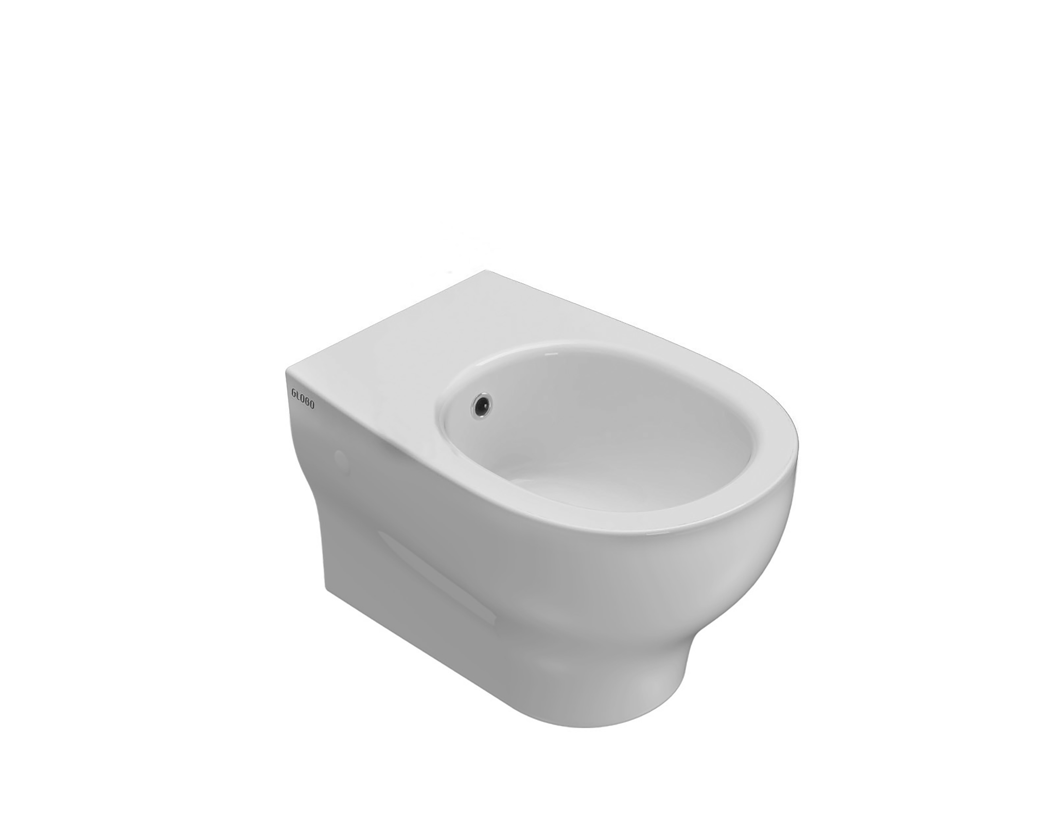 Wandmontiertes Keramik-bidet 52x36 Cm Globo Grace Grs10bi Weiß - Keramik