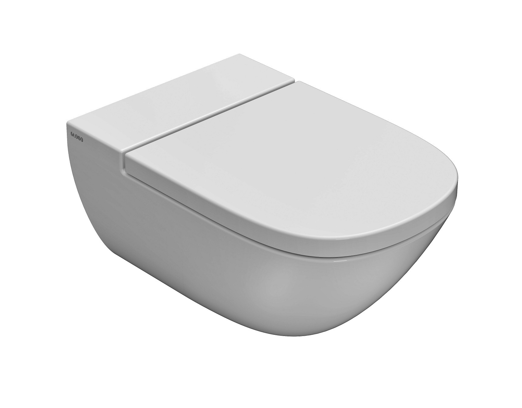 Keramik-wc Für Die Wandmontage Ohne Rand 58x37 Cm Globo Stockholm Las04bi Weiß - Keramik - Standard