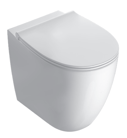 Bodenstehender Keramik-waschtisch 54x36 Cm Globo 4all Md005bi Weiß - Keramik - Standard